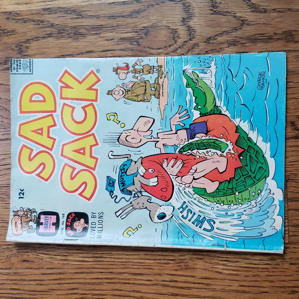 Vintage 60s Sad Sack Volume 1 Number 168 Harvey Comics Comic Book